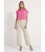 Chemisier rayures vives, manches revers-3