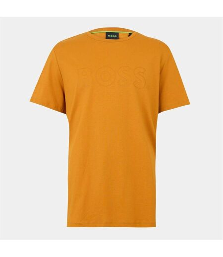 Mens Teebo T-shirt Dark Yellow Boss