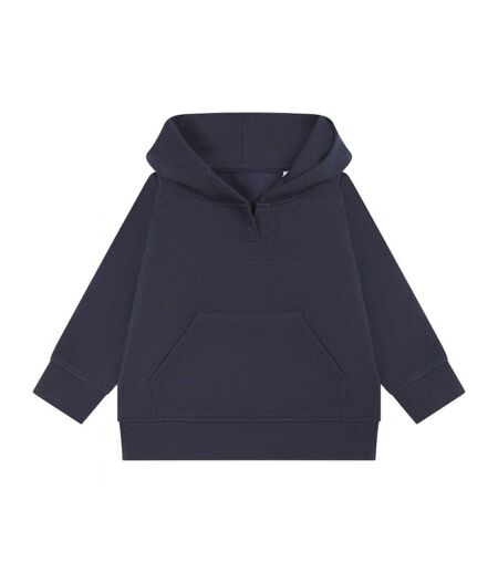 Sweat À Capuche Motif/style Uni Enfant Bleu Marine Larkwood