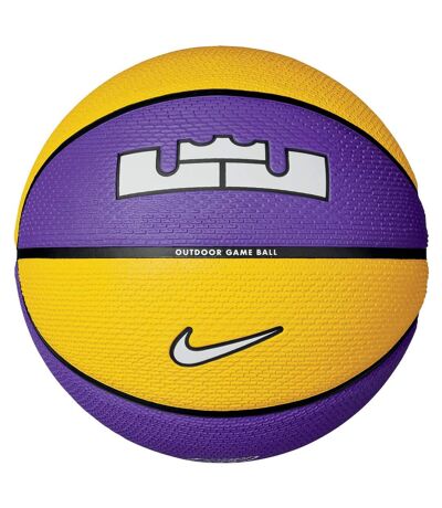 Ballon de basket playground 2.0 lebron taille 7 jaune / violet Nike