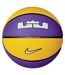 Ballon de basket playground 2.0 lebron taille 7 jaune / violet Nike