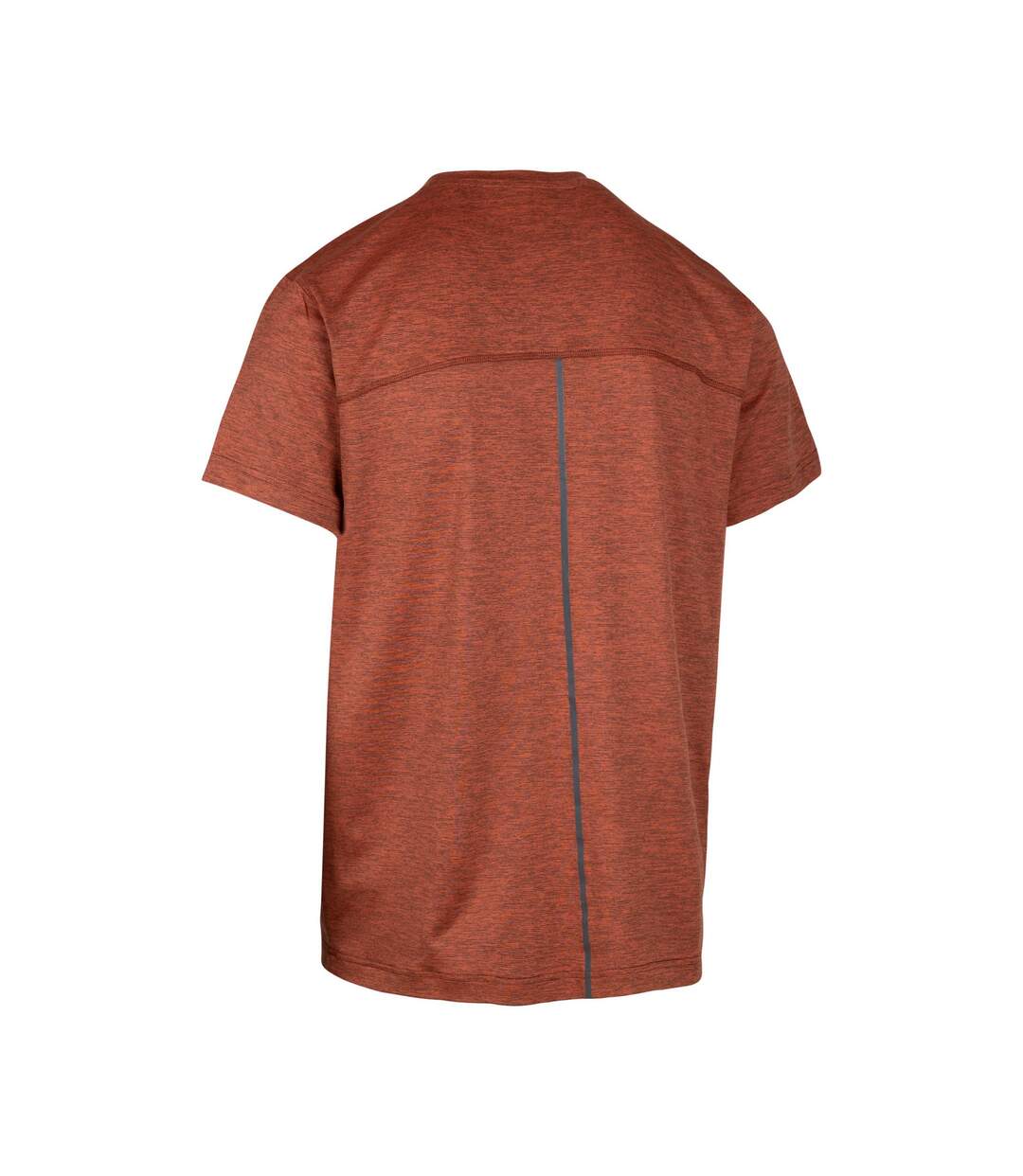 Mens doyle dlx marl t-shirt burnt orange Trespass-2