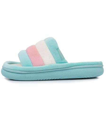 Isotoner Chaussons Mules ouvertes femme semelle ultra moelleuse