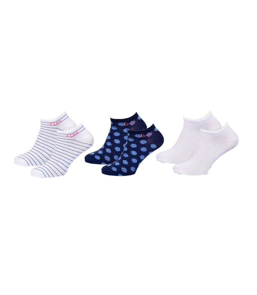 Chaussettes Courtes femme TWINDAY Qualité et Confort-Assortiment modèles photos selon arrivages- - Pack de 6-3