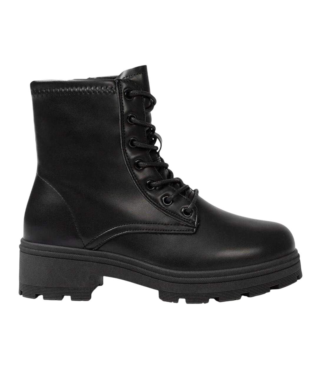 Bottines Motif/style Motard Femme Noir I Saw It First-1
