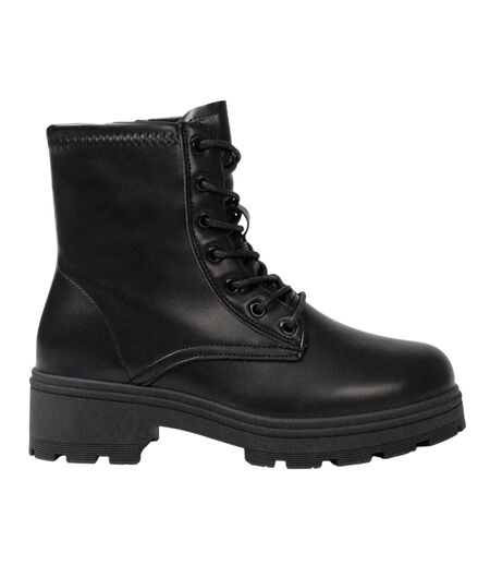 Bottines Motif/style Motard Femme Noir I Saw It First