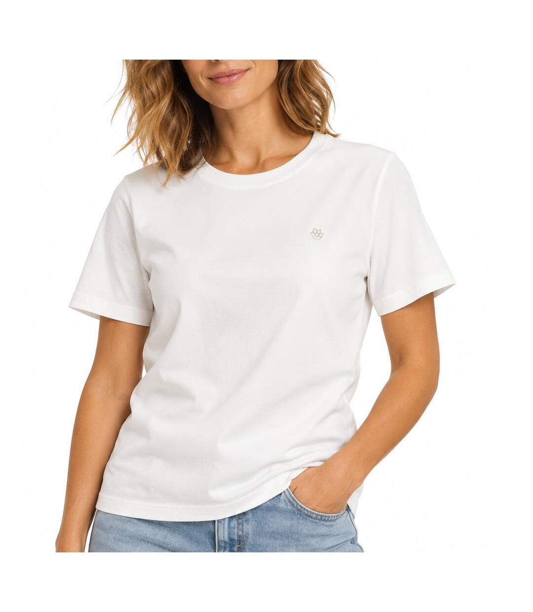 T-Shirt blanc femme freeman porter chuck-1