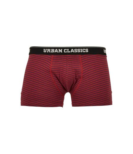 Boxers Motif/style À Rayures Homme Vert Bouteille Bordeaux Bleu Foncé Blanc Noir Urban Classics