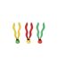 Lot de 3 Balles Lestées Ondulées 29cm Multicolore-1