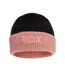 Bonnet noir/rose femme roxy freja beanie-1