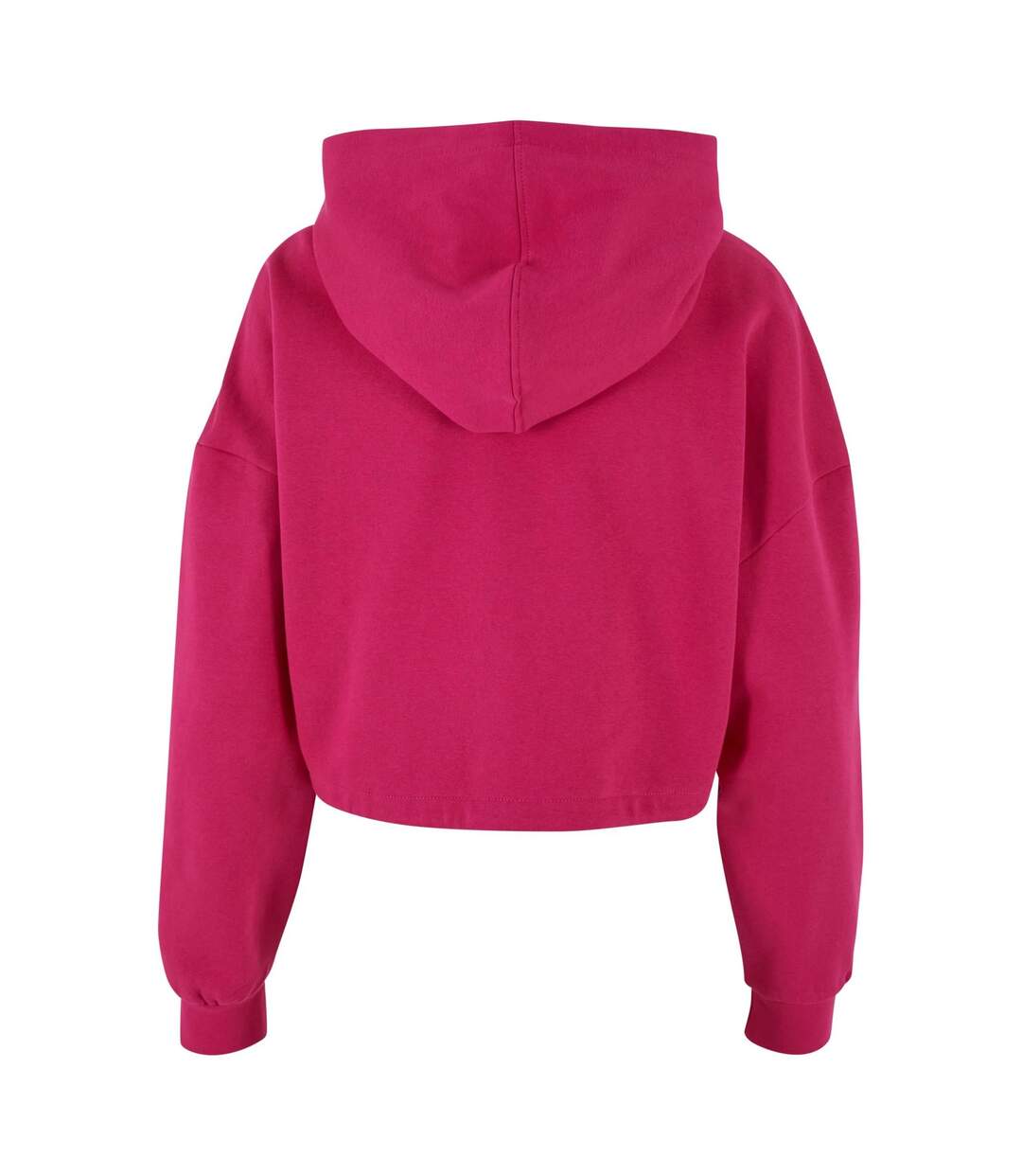 Sweat Court À Capuche Femme Rose Vif Urban Classics-2
