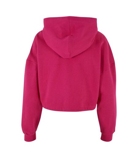 Sweat Court À Capuche Femme Rose Vif Urban Classics