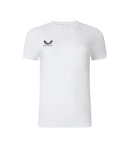 Womens/ladies Logo Short-sleeved T-shirt Brilliant White Castore