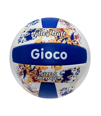Gioco - Ballon de volley-ball VIVID (Blanc / Bleu) (Taille 5) - UTRD1983
