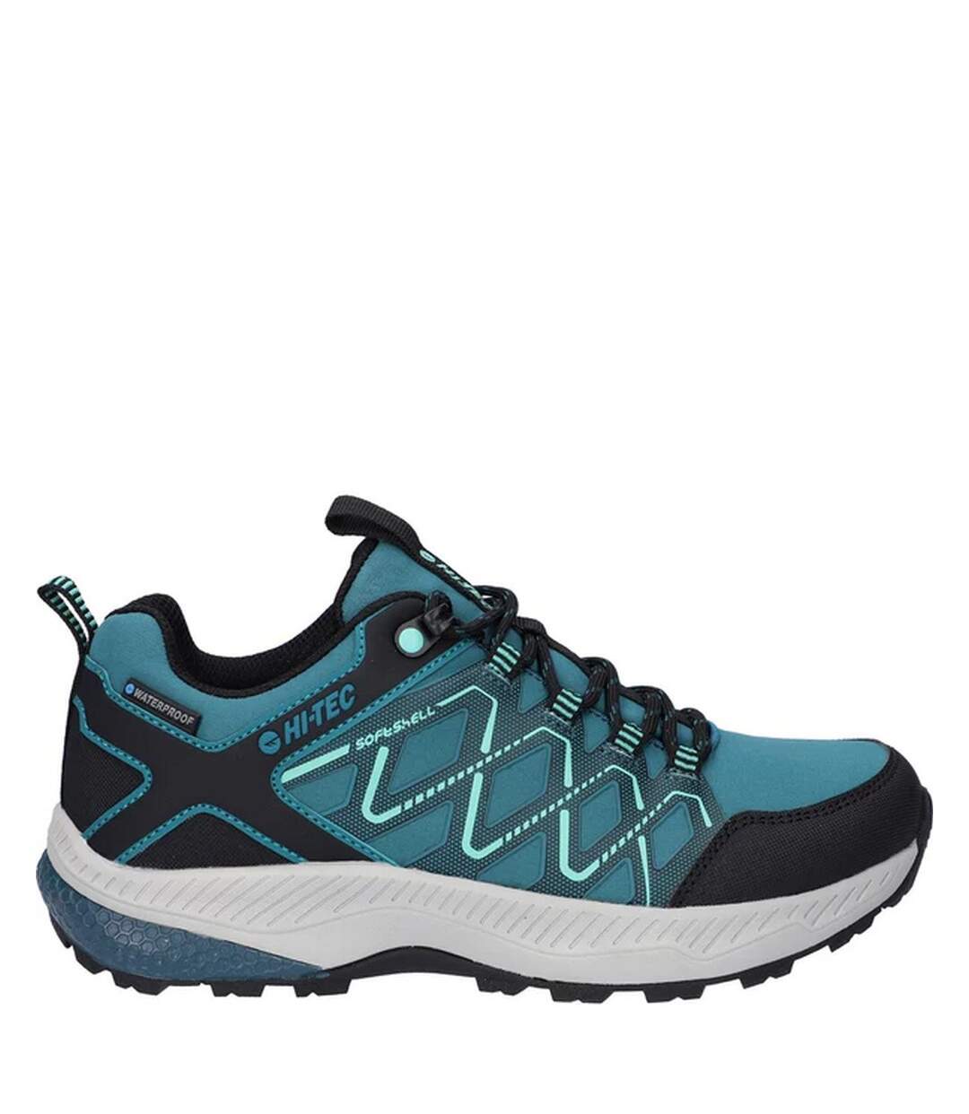 Chaussures de marche diamonde femme libellule / noir / turquoise Hi-Tec-4