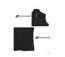 Gilet Polaire Femme Sans Manches AH1190 Noir (Axxano)-3