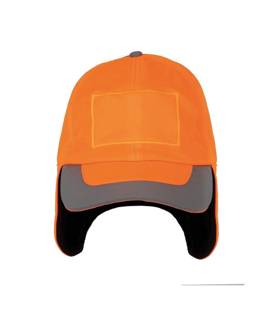 Casquette d'hiver avec patch - Adulte - KP214 - orange fluo