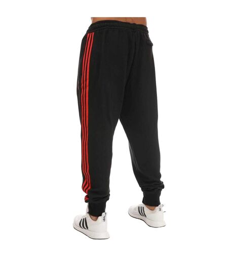 Pantalon de jogging lifestyler homme noir / rouge Adidas