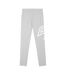 Legging Motif/style Logo Femme Gris Chiné Blanc Umbro-2