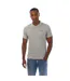 Mens Slim Short-sleeved Polo Shirt Grey Aquascutum-2