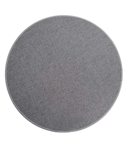 Set de Table Rond Tissé Edward 38cm Gris