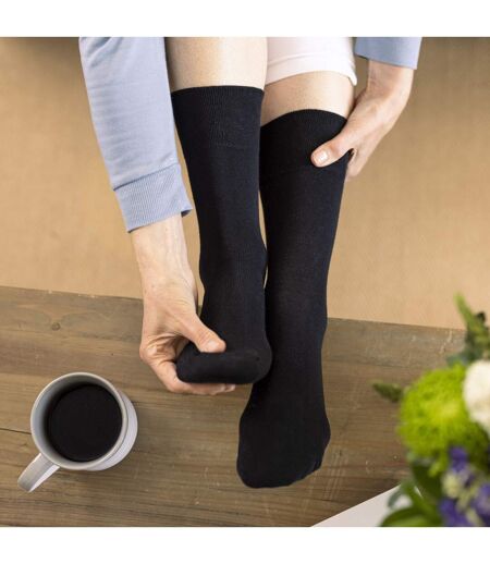 6 Pack Ladies Non Elastic Cotton Diabetic Socks with Seamless Toe