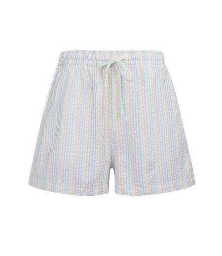 Short à rayures blanc  femme teddy smith sublima