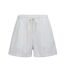 Short à rayures blanc  femme teddy smith sublima-1