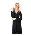 Womens/ladies ruched jersey textured midi dress black Principles