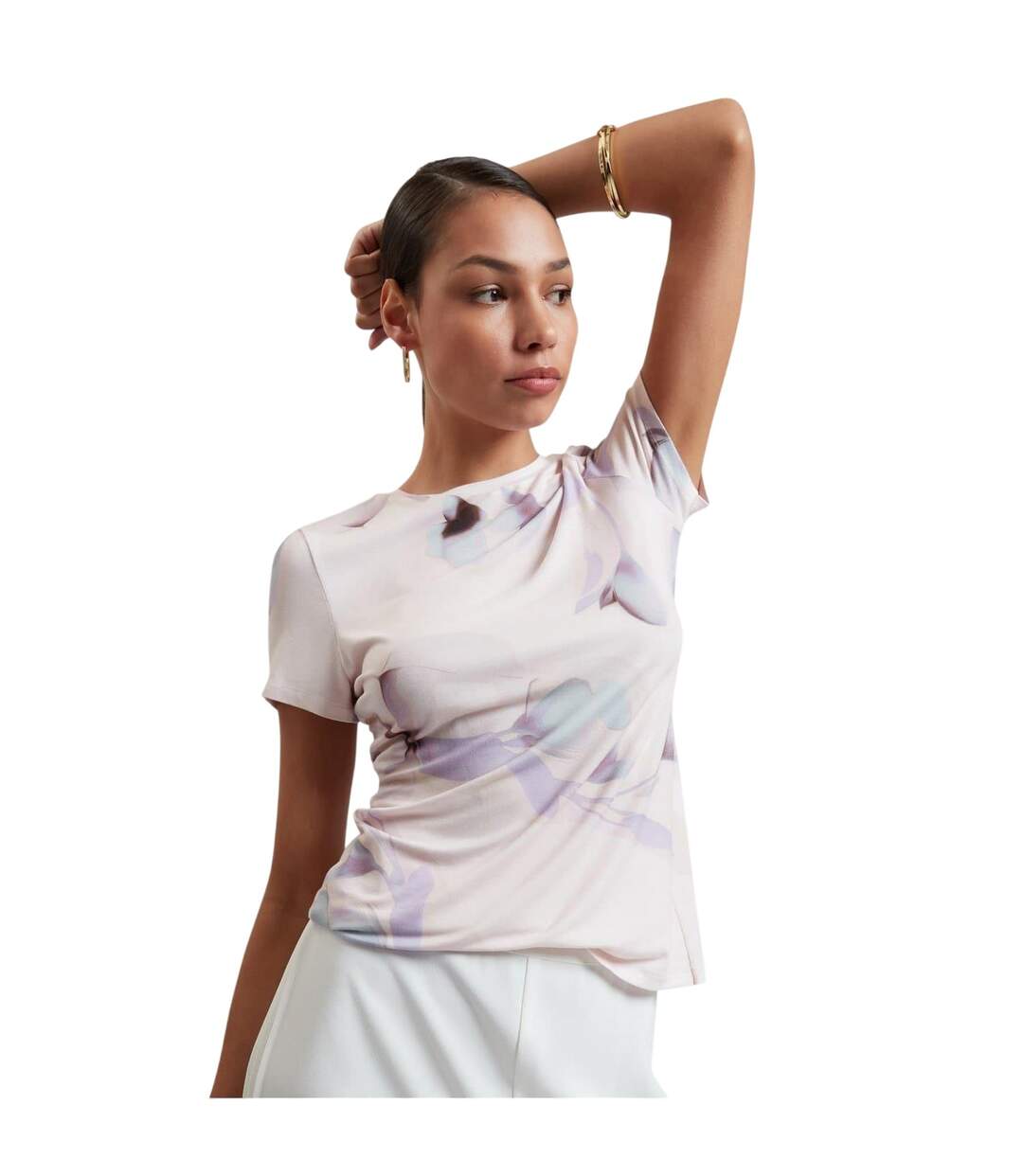 T-shirt Motif/style Floral Femme Rose Ted Baker-4