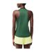 Womens/ladies Contrast Cotton Stretch Sport Tank Top Green Lacoste-3
