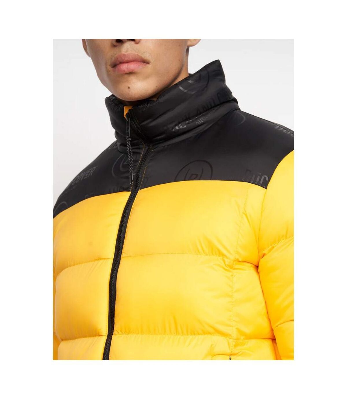 Duck and Cover Mens Synflax Puffer Jacket (Yellow)