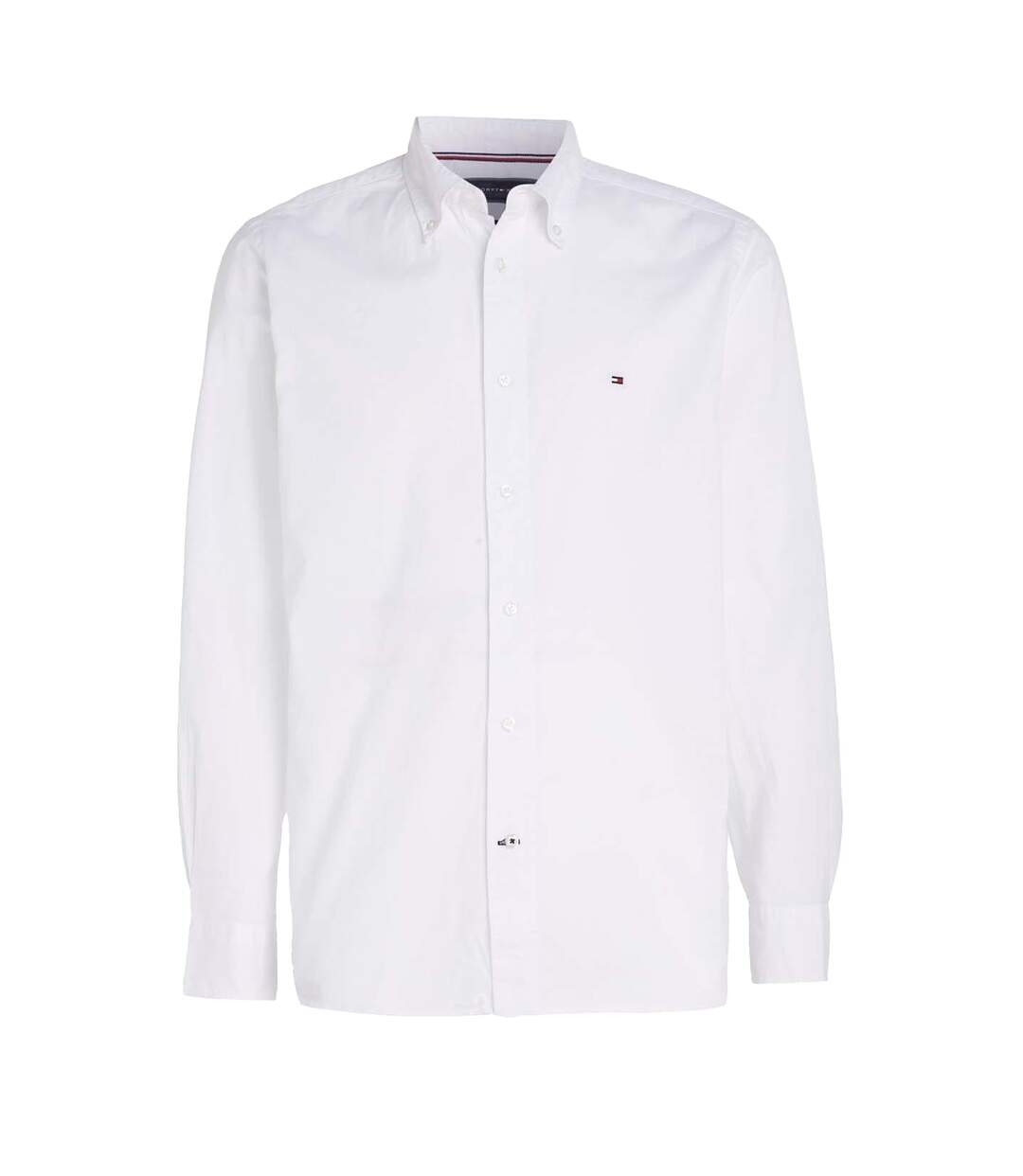 Mens Core Flex Poplin Shirt White Tommy Hilfiger-2