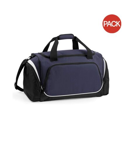 Quadra Pro Team Holdall / Duffel Bag (55 Liters) (Pack of 2) (French Navy/Black/White) (One Size)