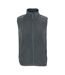 Unisex adult factor microfleece recycled body warmer charcoal SOLS