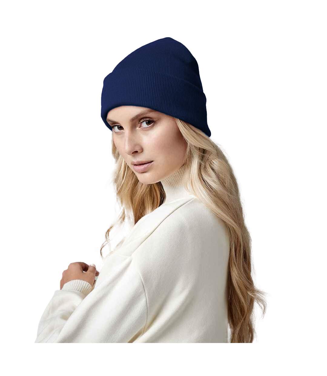 Bonnet Original Bleu Marine Beechfield-1