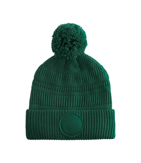 Bonnet Motif/style Écusson Fan Adulte Vert Bouteille Beechfield