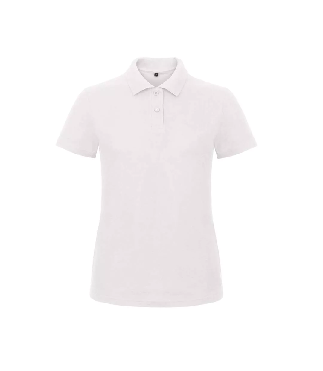 Polo Uni À Manches Courtes Femme Blanc B&C-2