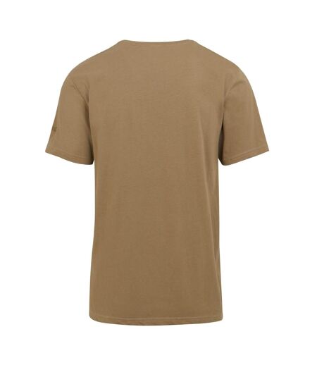 T-shirt cline homme beige foncé Regatta