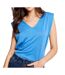 T-shirt Bleu Femme Morgan Dupro
