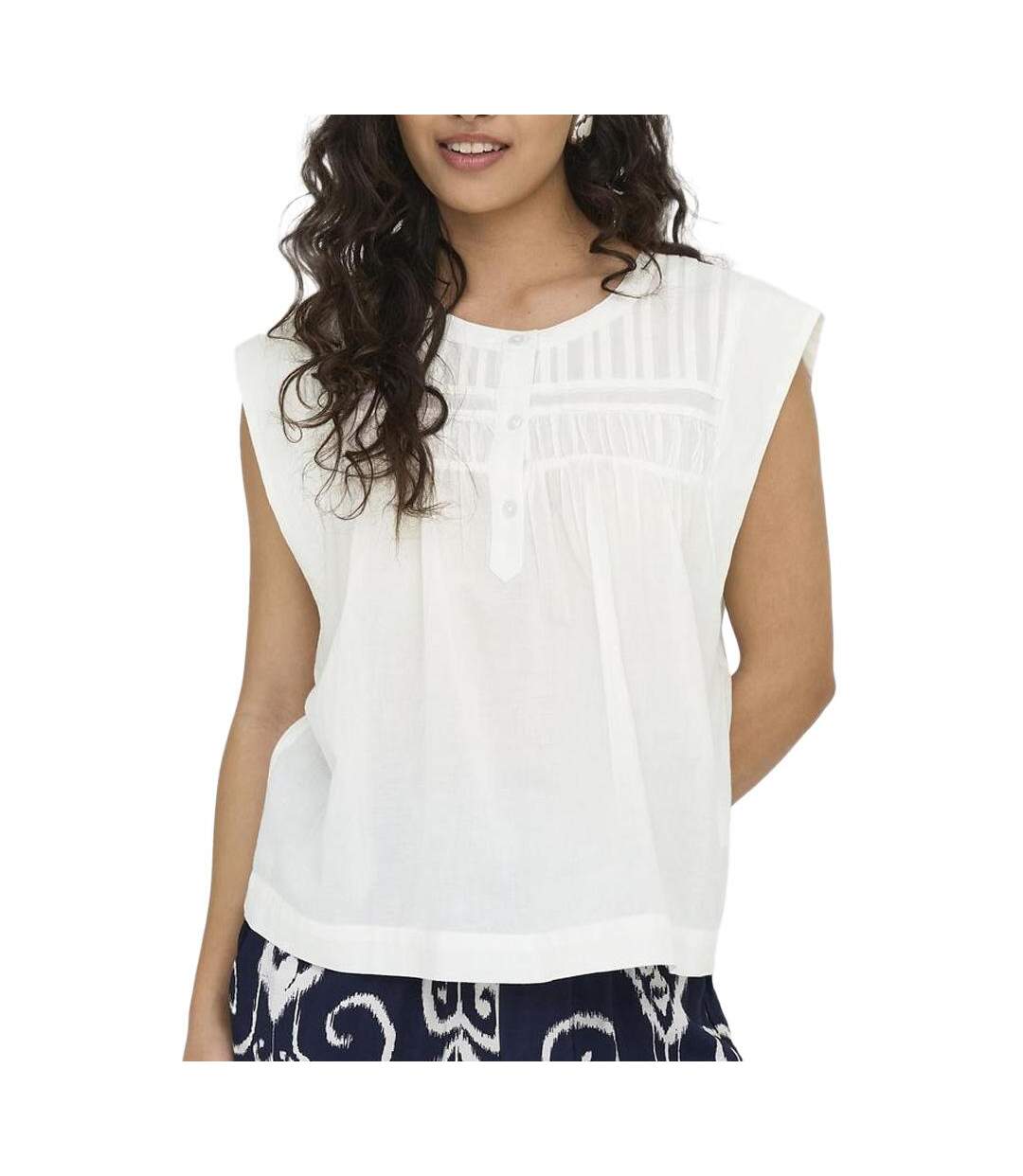 Blouse blanche femme jdy naya-1