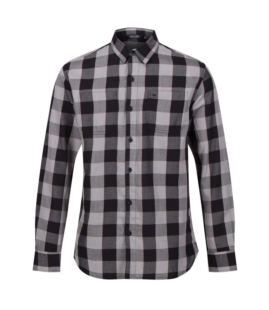 Mens lance checked shirt dark grey/black Regatta