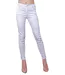 Jean Femme Chic Slim Fit Blanc - Taille Haute élégante en Coton & Lycra pour un Look Tendance et Confortable-3