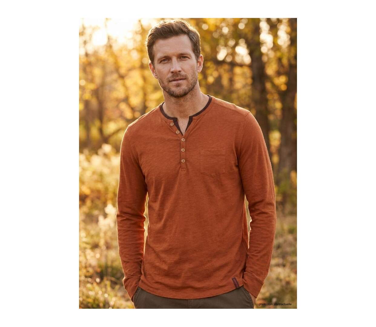 Tee-shirt Manches Longues Homme STROKE3 Style Graphique-1