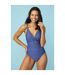 Debenhams Womens/Ladies Twisted Knot Front One Piece Bathing Suit (Black) - UTDH4234