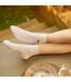 3 Pack Ladies Ribbed Anklet Socks with Frill Welt - Soft Stylish Everyday Fit-3