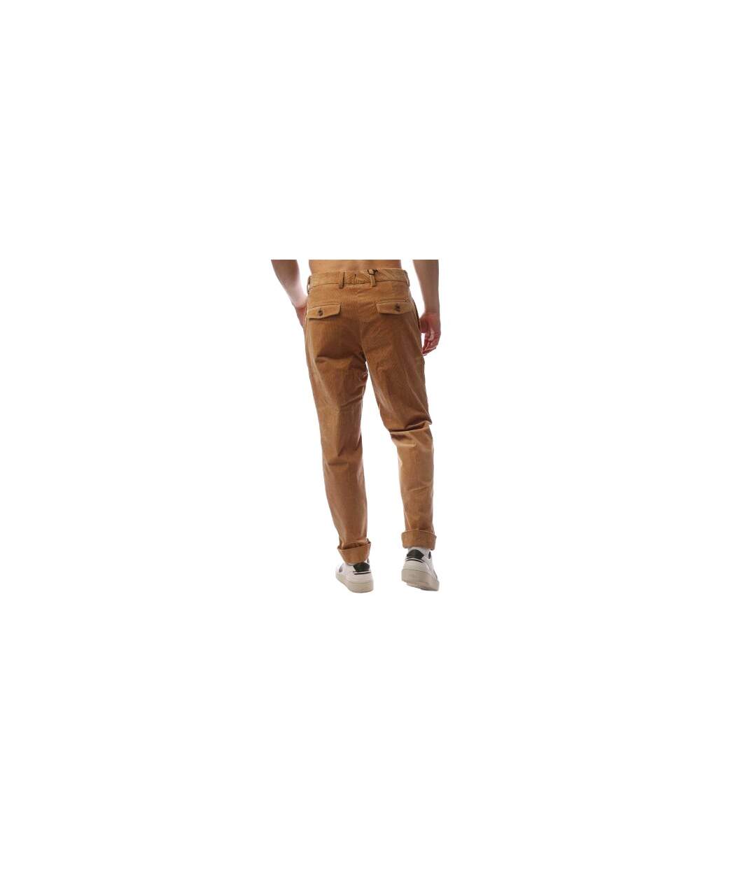 Pantalon Motif/style Plissé Perin Homme Blanc Boss-1