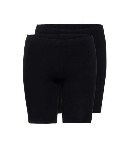 Short Noir Femme Vero Moda Biker - L