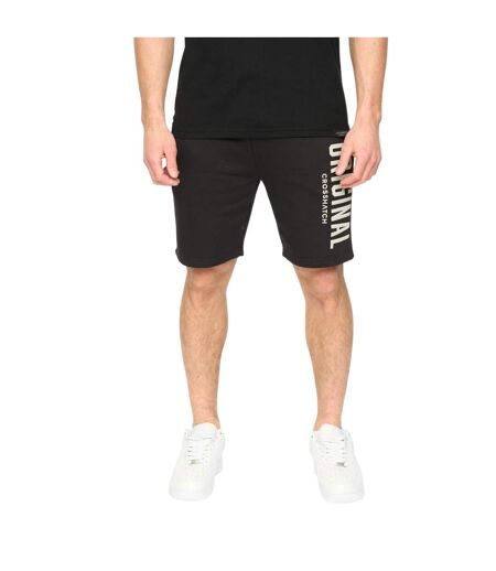 Mens Kensby Shorts Black Crosshatch