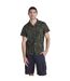 Mens will palm tree shirt khaki green Animal-3